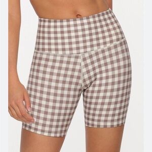 Lorna Jane Check Mate Bike Shorts